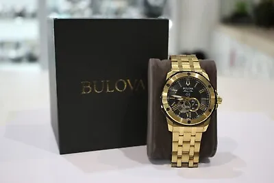 Bulova 98A273 Marine Star Automatic Stainless Steel Gold Tone • $449