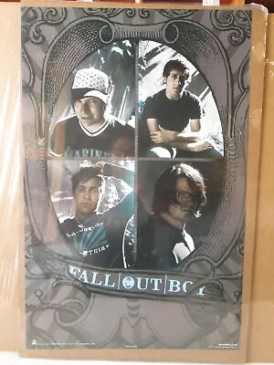 Fall Out Boy Rock Band Music Singer 2005 Vintage Poster 15511 • $68.51