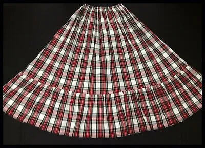 £39.99 • Buy Tartan Maxi Skirt Sizes 6-16 Available Various Lengths . Others Sizes On Request