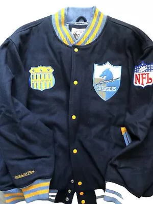 Mitchell And Ness San Diego Chargers Wool Varsity Jacket NFL M&N XXL 52 • $250