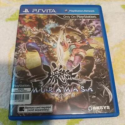 PS VITA PSV Muramasa Rebirth ( Asian English ) • $100