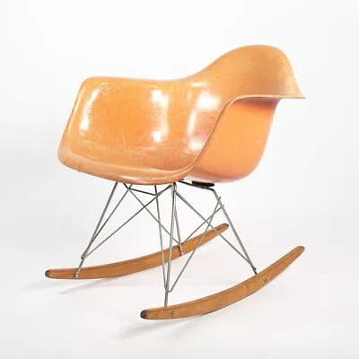 1953 Herman Miller Eames RAR Rocking Fiberglass Arm Chair Oversized Shock Mounts • £1447.70