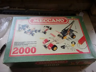Meccano 2000 Set 085042 With Box Instructions & Stickers 085042 - Tatty Box (1) • £50