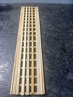 O Scale Wood Deck Bridge 20 L X 4 W X 1/2h All Wood Reversible • $17
