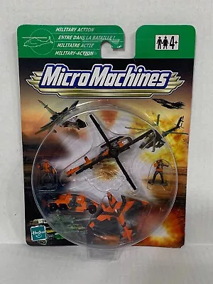 Micro Machines Military Action 2001 Orange & Black Set Hasbro SEALED • $54