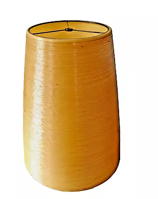 Vintage Bostlund Lampshade Only Fiberglass And Jute Largest Size! • $295