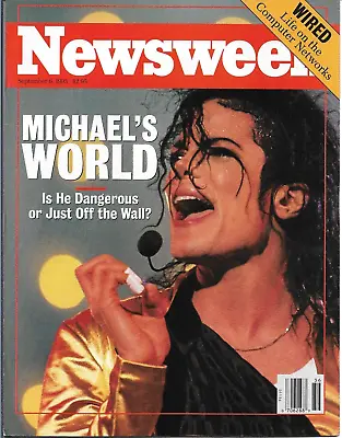 MICHAEL JACKSON - NEWSWEEK Magazine  Sept 6 1993 - LIKE NEW - No Label • $35