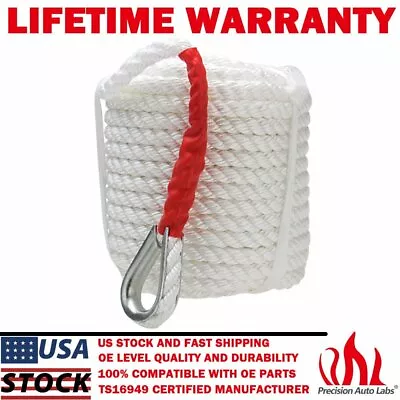 3/4 X150' Twisted Three Strand Nylon Anchor Mooring Rope Boat Line With Thimble • $66.92