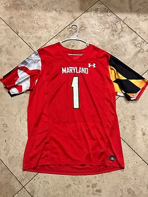 Under Armour UA Mens Football Jersey UMD University Of Maryland Terps XL • $30