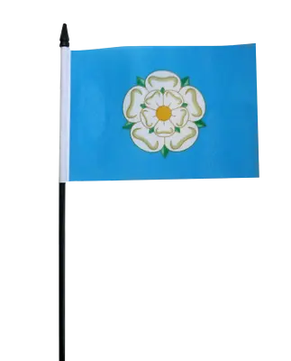 Yorkshire New County Small Hand Waving Flag 6  X 4  • £3.99