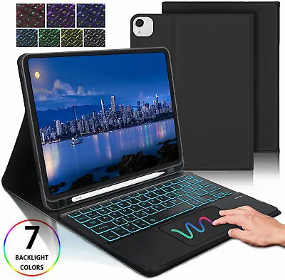 £16.96 • Buy For IPad Air 5th 4th Gen 2022 10.9 Pro 11 Touchpad Keyboard W/Backlit Case Cover