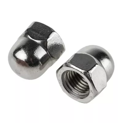 £0.99 • Buy M3 M4 M5 M6 M8 M10 M12 Dome Nuts Hex Domed Nuts Stainless Steel A2 - Din 1587