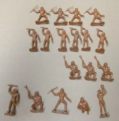 Plastic Figures Vintage Dimensions For Children Cavemen From A Dinosaur Playset • $8.99