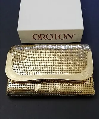 Vintage Oroton Gold Chain Mail Mesh Purse / Bag • £50