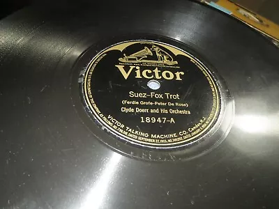 78RPM Victor 18947 Clyde Doerr - Suez / I Wish I Knew Clean Medium Average V+V • $8.95