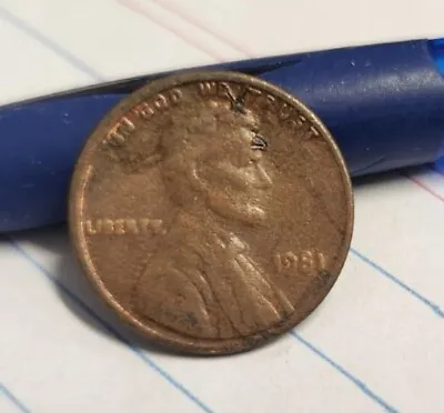 $8 • Buy USA 1981 One Cent (#81a) Error Strike?