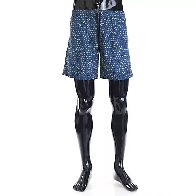 BRIONI 495$ Beach Shorts In Navy Blue Sustainable Polyester • $260