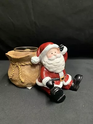 £15 • Buy Yankee Candle Santa / Father Christmas Sitting With Sack Votive Holder Retired
