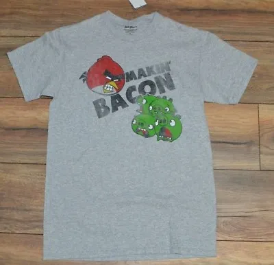 Angry Birds Makin' Bacon Adult T-Shirt Officially Licensed Graphic Tee  • $14.99