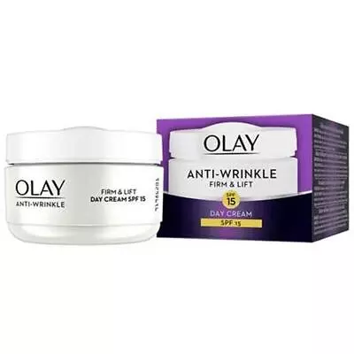 Olay SPF 15 Anti-Wrinkle Firm & Lift Moisturiser Day Cream 50ml • £8.89