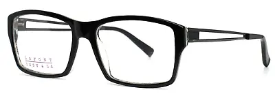 LAFONT ISSY & LA Gringo 169 Black Mens Rectangle Eyeglasses 56-17-140 B:39 • $64.99