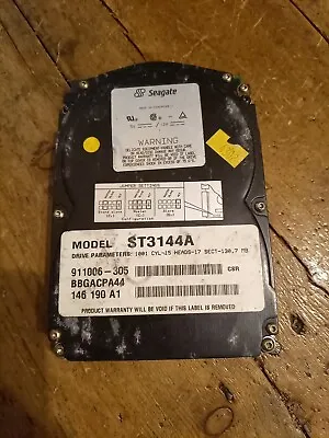 UNTESTED Seagate ST3144A 131MB PATA IDE Hard Disk Drive HDD • £10