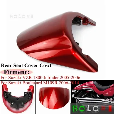 Motorcycle Red Rear Seat Cover Cowl For Suzuki Boulevard VZR 1800 M109R 2005-UP • $89.99