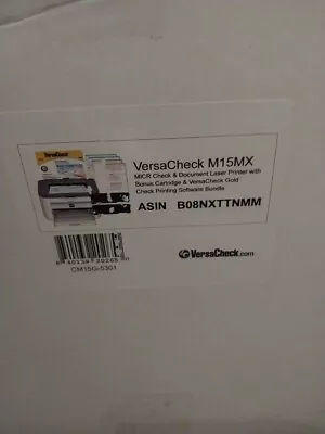 Versacheck M15MX Laser Printer Gold Check Printing Software Bundle • $460