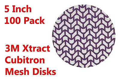 $48.99 • Buy 3M™ 710W Xtract™  5  Net Sanding Discs Cubitron II ™ Hook And Loop 100 Pack 