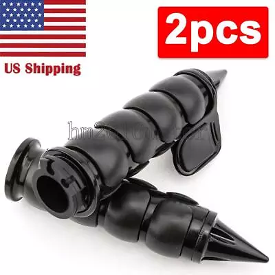 Black 1  Handlebar Hand Grips For Kawasaki Vulcan 1500 2000 1600 Mean Streak US • $33.18