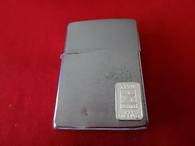 Vintage Year 1967 Zippo Lighter With US ARMY 1-gram 999 Fine Silver Bar • $86.56
