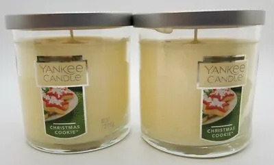 Yankee Candle CHRISTMAS COOKIE SCENT - 7oz Small Tumbler Candles Set Of 2 NEW • £25.07