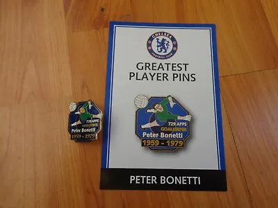Rare Danbury Mint Chelsea Fc Greatest Players - Peter Bonetti Enamel Pin Badge • $64.14