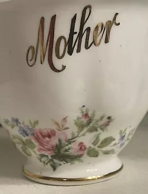 Mother Vintage Mug Tea Coffee Cup  Roses Gold Bone China Royal Albert England • $12.99