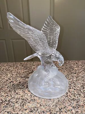 Vintage  Eagle Figurine Cristal D'Arques France Finely Detailed Used Very Good • $19.99
