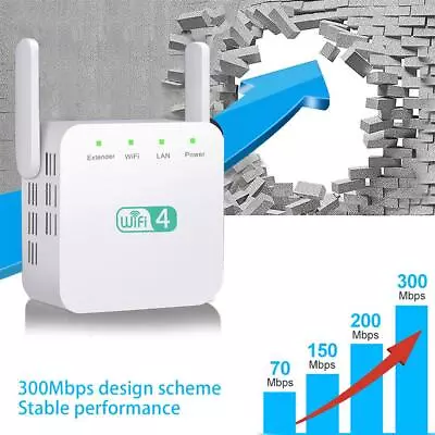 5 GHz Wireless WiFi Repeater Wi-Fi Booster Verstärker Signal Range Extender Q0I2 • $26.27