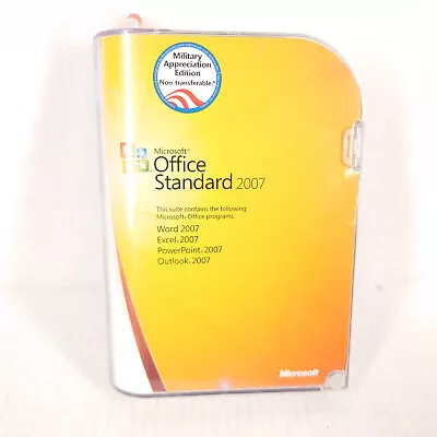 Microsoft Office 2007 Standard -  Military Appreciation Edition + Product Key • $21.99