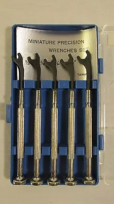 Precision Miniature Wrench Set X 5 5/32 3/16 13/64 7/32 15/64 Inch  • $4.98