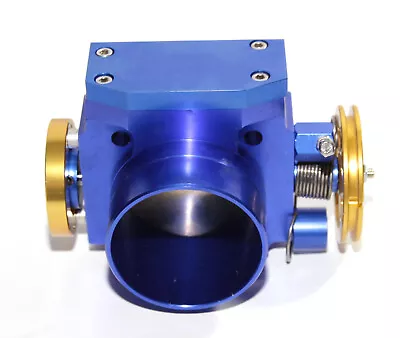 70mm Big Throttle Body Performance Upgrade BLUE/BLACK Anodized B/D/F/H Series  • $52.99