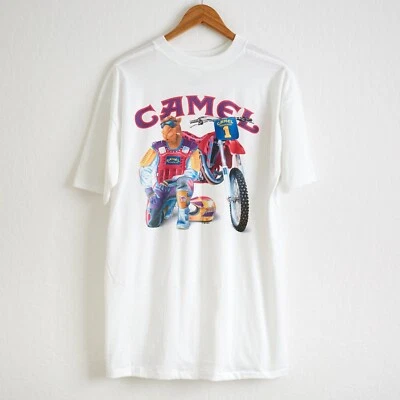 Vintage 1993 Camel Super Cross Short Sleeve Cotton T-Shirt All Size S-5XL TU3806 • $18.99