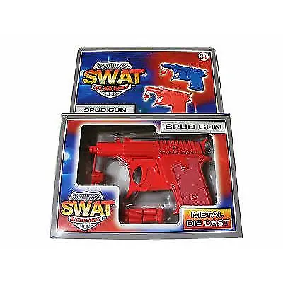 Teamsterz Swat Spud Gun Red 15.9cm X 2.5cm X 21.6cm 01AA4 • £6.16