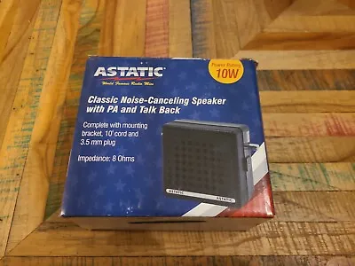$20.55 • Buy Astatic 302-VS7 Classic Noise Canceling External CB Speaker With PA & Talk Ba...
