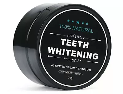 Natural Organic Activated Charcoal Tooth Teeth Whitening Powder  • £6.70