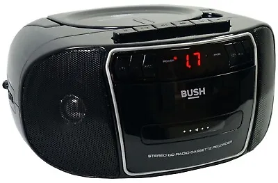 Bush KBB500 CD & Cassette Player Boombox With FM Radio (A-) + WARRANTY • £28.99