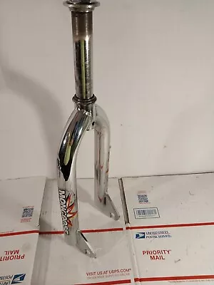 Mongoose Fork Mid School BMX Chrome Expert Pro Villian Menace Outer Limit Bmx BK • $49.99