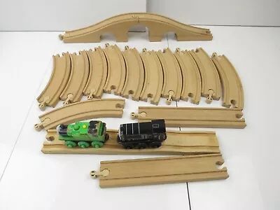 Thomas The Tank Engine Wooden Railway Train  Ikea  + Oliver + Diesel   2003 • $25