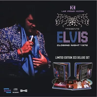 Elvis Collectors 2CD Digipack-Book - LAS VEGAS CLOSING NIGHT 1972 • $57