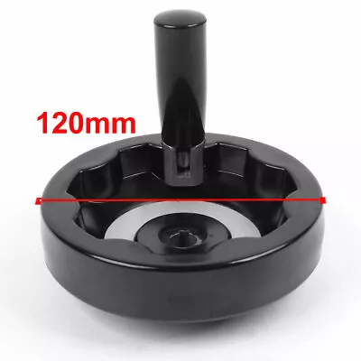 Lathe Milling Machine Revolving Handle 12mm X 120mm Hand Wheel • $28.47