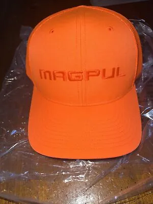 Magpul Wordmark Patch Trucker Hat Blaze Orange Adjustable Snapback MAG1108-814 • $14.99