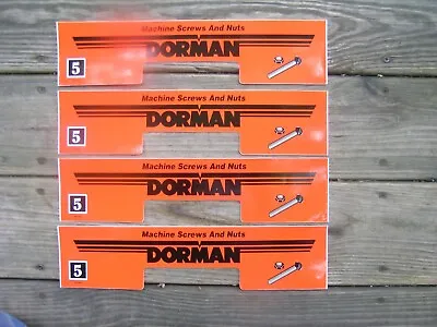 Dorman 4 Drawer Metal Parts Cabinet Peel & Stick Front Labels Lot Of 4 • $13.95